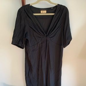 Semi-formal dress with ruched detail at front